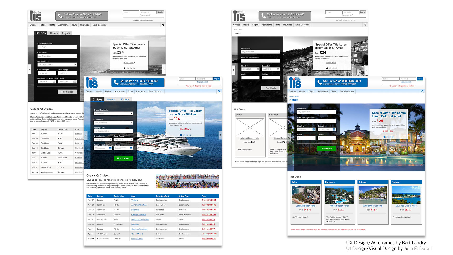 Interline Travel Mockups
