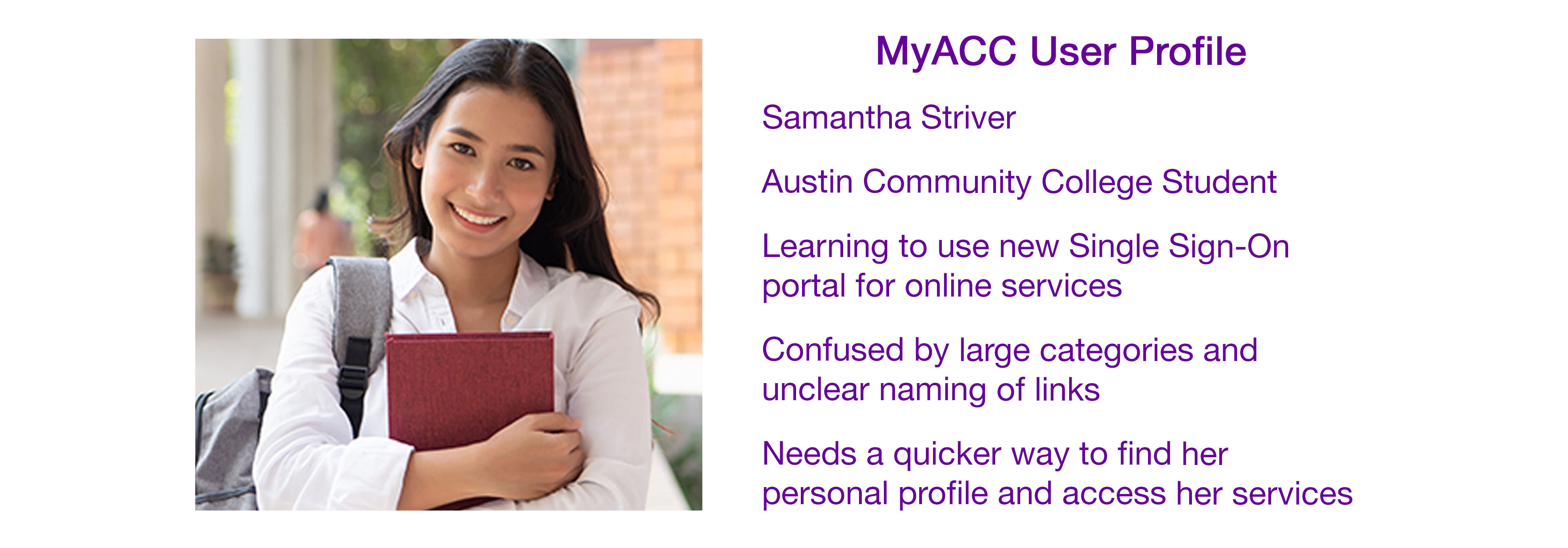 MyACC user profile
